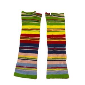 Vintage Colorful funky Striped Arm warmers sleeves